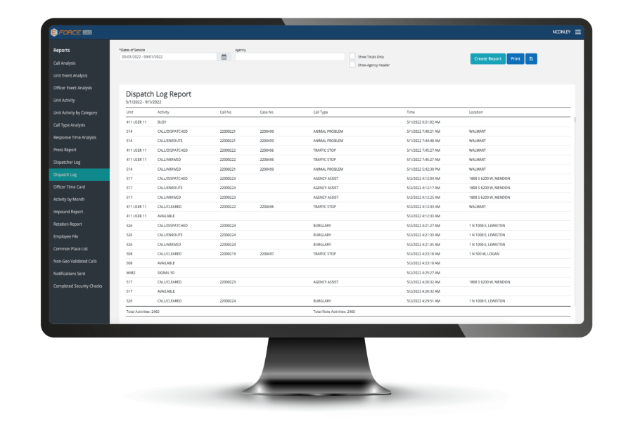 Computer Aided Dispatch | CAD Software | EFORCE